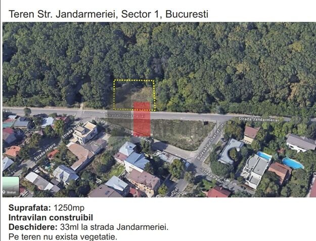 Jandarmeriei Teren padure Baneasa